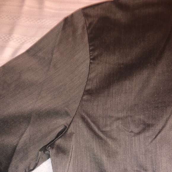 At Last Women’s charcoal button-down - Picture 8 of 8